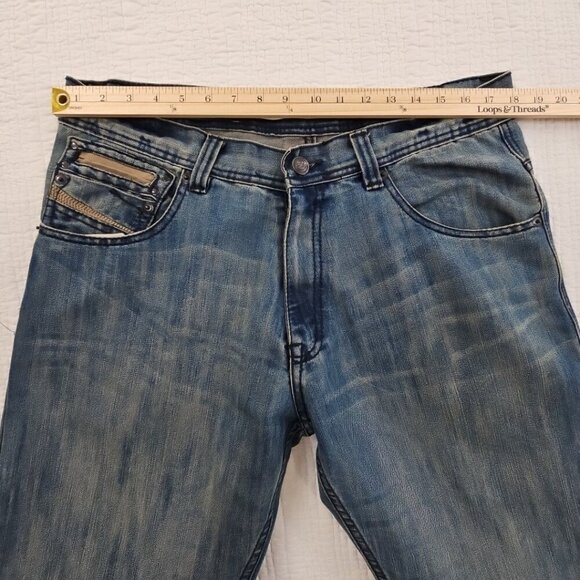 Jordan Craig Jeans Men's 36x32 Legacy Edition Straight Leg Relaxed EUC Med Wash - Picture 3 of 16